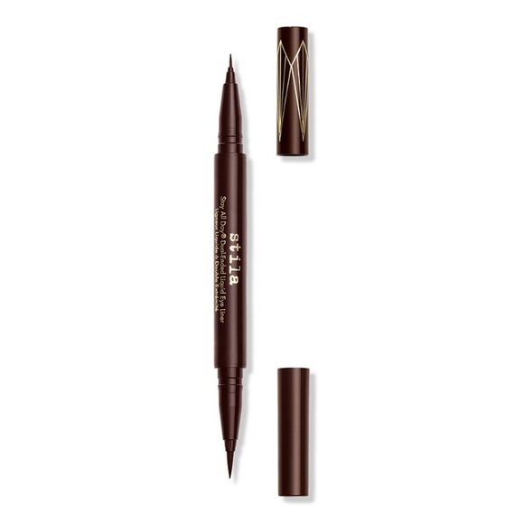 NIB ✅STILA #DARK BROWN Stay All Day Dual-Ended Waterproof Liquid Eye Liner ✨NIB - Picture 1 of 9